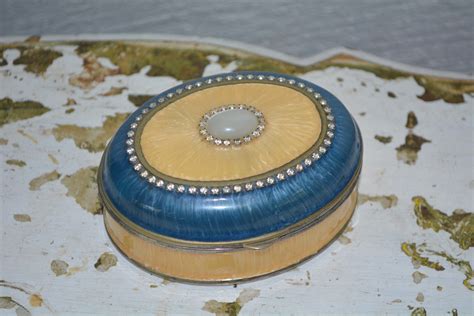 metal mesh trinket box enamel|Metal Enameled Trinket Box .